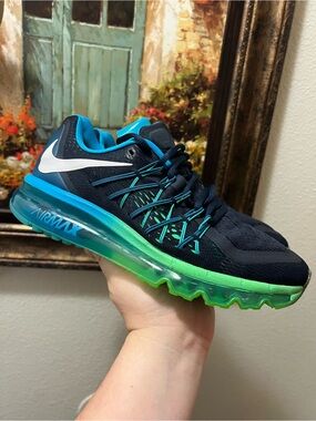 Nike Air Max 2015 Dark Obsidian Poison Green sneakers